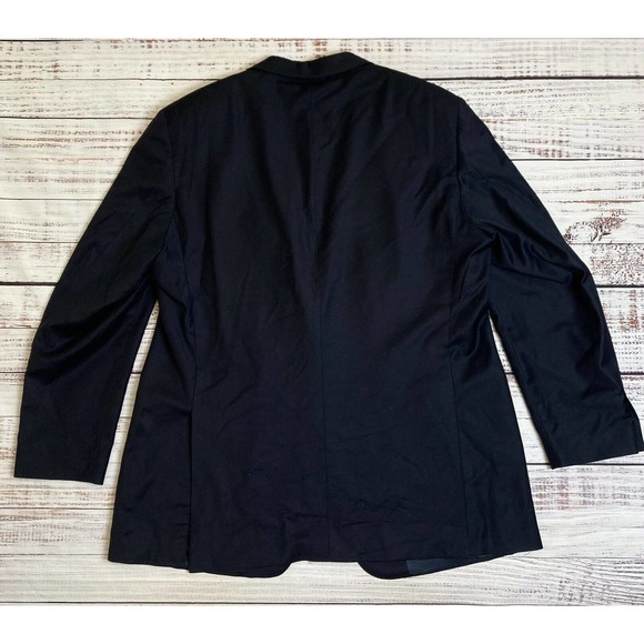 Samuelsohn Performance Wool Sport Coat Blazer 2 Button SB Gable Mens 48-42 Long - Picture 9 of 10